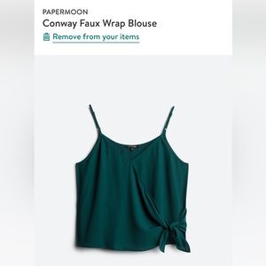 Papermoon - Conway Faux Wrap Top SZ XXL